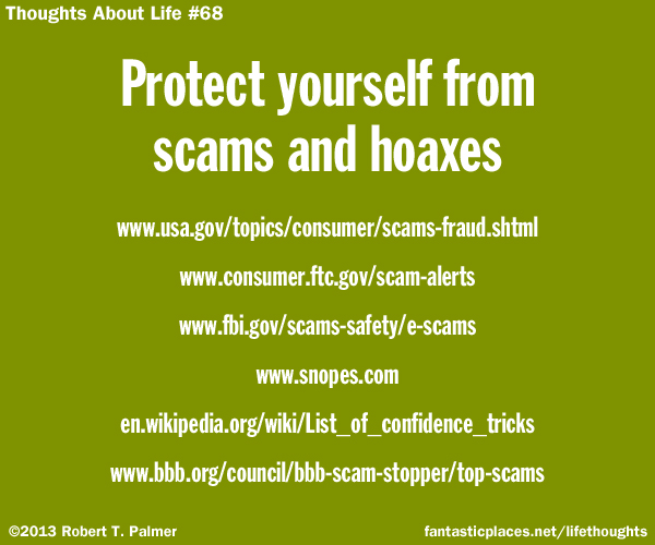 Protect yourself from scams and hoaxes