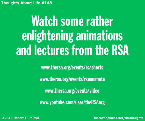 Watch some rather enlightening animations and lectures from the RSA
