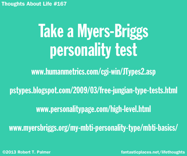Take a Myers-Briggs personality test