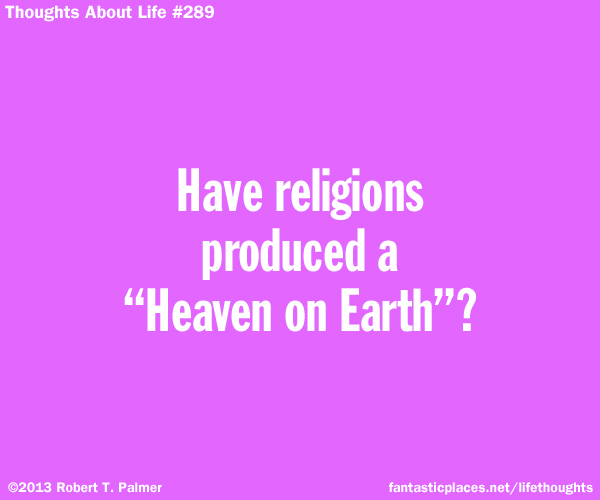 Have religions produced a 