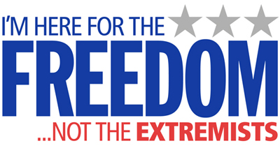 I'm Here For The Freedom... Not The Extremists