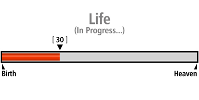 Progress Bar Life 30
