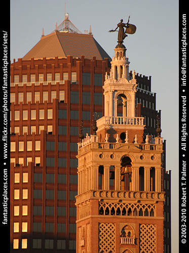 Kansas City Missouri Plaza architecture stock photograph